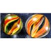 Image 1 : Marbles: Lot 162. 2 Swirls. Divided Core.
