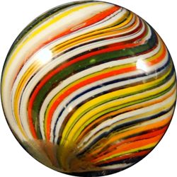 Marbles: Lot 180. Swirl. Joseph Coat. 21/32". Mint 9.8.