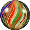 Image 1 : Marbles: Lot 182. Swirl. Solid Core. 3-layer. 27/32". NM+ 8.8.