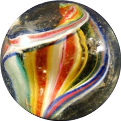 Marbles: Lot 204. Swirl. Ribbon Core. 15/16". NM+ 8.8.