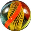 Image 1 : Marbles: Lot 205. Swirl. Latticinio Core. 1-1/16". Mint 9.9.