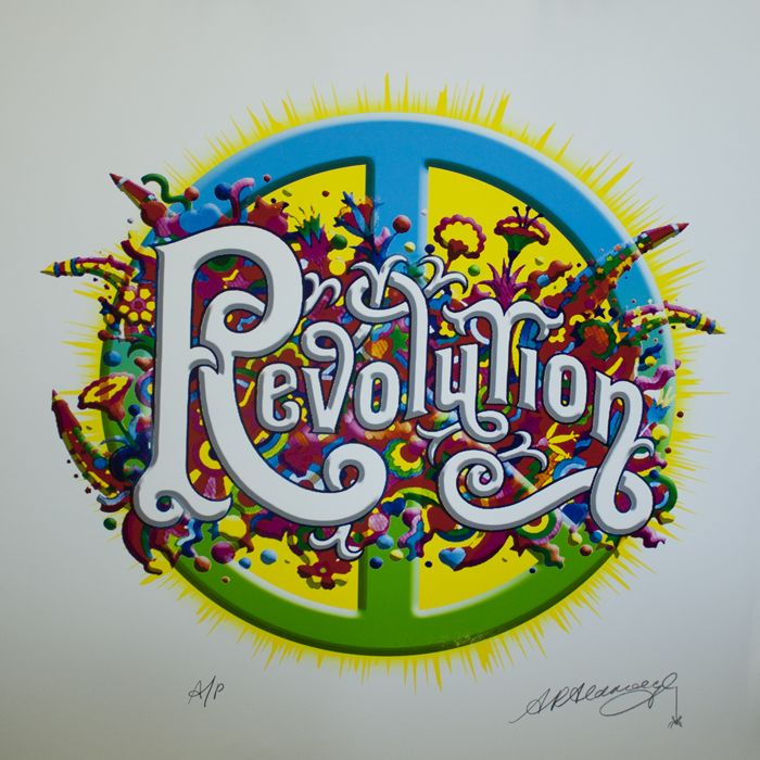 Alan Aldridge-Limited Edition Giclee Hand Signed -Revolution