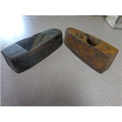 (2) Old Wood Planes - Box Planes without blades
