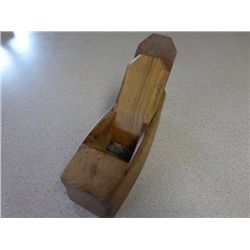 Unmarked Wood Plane with W. Butcher Blade