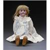Image 1 : BISQUE HEAD DOLL German. Incised Germany, 119-13, Handwerck, 5. With brown sleep eyes, open mouth...