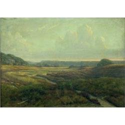 GEORGE HOWLAND (American. 1865-1928) "La Bruyere A Blaricum (Hollande)". Signed George Howland l/...