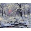 Image 1 : LASZLO NEOGRADY (Hungarian. 1896-1962) "Wooded Winter Landscape". Signed Neogrady Laszlo l/l. Oil...