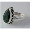 Image 2 : EMERALD BERYL 27.52CTW STERLING SILVER RING