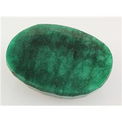 Emerald 114.68ctw Loose Gemstone 37x29x14mm Oval Cut