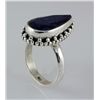 Image 1 : SAPPHIRE CORRUNDUM 26.80CTW SILVER RING