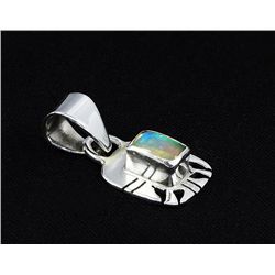 Cabochon Opal 7.18ctw Unique Design .925 Pendant