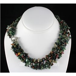 771.5CTW 18" TOURMALINE CHIPPED STONE NECKLACE METAL LOCK PHILIPPINES