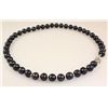 Image 2 : BLACK FRESHWATER PEARL 278.13CTW ROUND NECKLACE