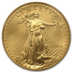 2004 1 oz Gold American Eagle MS-69 NGC