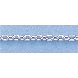 Pure Gold 16" 14kt Italian Gold-Yellow or White 1.6mm, D/C Circle Link Chain Gauge:035, 2.2gr