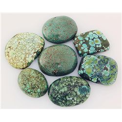 Natural Turquoise 166.75ctw Loose Small Gemstone Lot of 7
