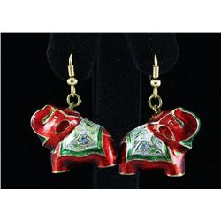 6.47GRAM INDIAN HANDMADE LAKH ELEPHANT EARRING