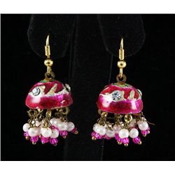 5.19GRAM INDIAN HANDMADE LAKH FASHION EARRING