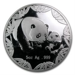 2012 5 oz Silver Chinese Panda Philadelphia