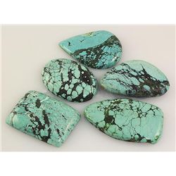 Natural Turquoise 173.00ctw Loose Gemstone Lot of 5