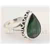 Image 2 : EMERALD BERYL 25.90CTW ANTIQUE LOOKS SILVER RING
