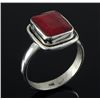 Image 1 : RUBY CORRUNDUM 26.81CTW STERLING SILVER RING