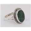 Image 2 : EMERALD BERYL 27.12CTW ANTIQUE LOOKS SILVER RING