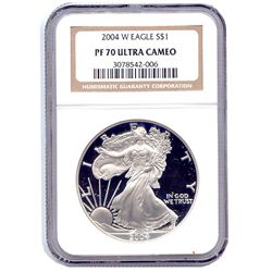 Certified Proof Silver Eagle PF70 2004-2008