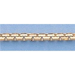 Pure Gold 16" 14kt Italian Gold-Yellow 1.9mm, 8 Sided Box Chain Gauge:35, 8.3gr