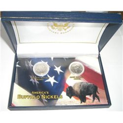 UNITED STATES MONETARY EXCHANGE *AMERICAS BUFFALO NICKELS* SET IN ORIGINAL BOX!!