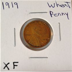 1919 Wheat Penny   XF