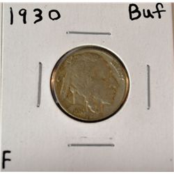 1930  Buffalo Nickel  F
