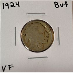 1924  Buffalo Nickel  VF