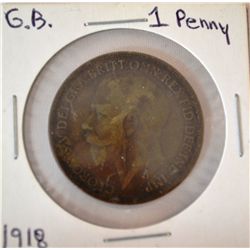 1918  British Penny