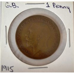 1915  British Penny
