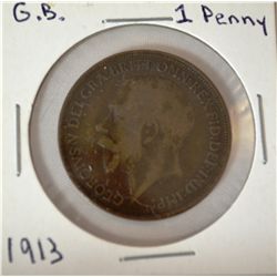1913  British Penny