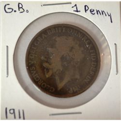 1911 British Penny