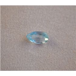 *Dark Aquamarine Gemstone  .50ct  Pear Cut 6 x 4mm  Very Nice*