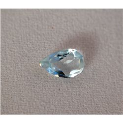 *Dark Aquamarine Gemstone  .45ct  Pear Cut 6 x 4.5mm  Very Nice*