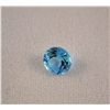 *Dark Aquamarine Gemstone  .55ct  Round Cut 4mm  Very Nice*