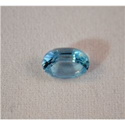 *Dark Aquamarine Gemstone  1.05ct  Oval Cut 6 x 4mm  Very Nice*
