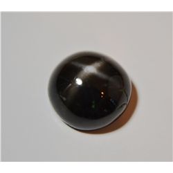 Black Star Sapphire  Cabochon Cut  11mm  7.20ct