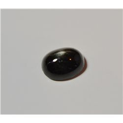Black Star Sapphire  Cabochon Cut  10 x 8mm  4.55ct