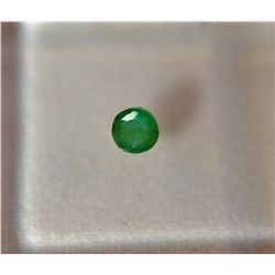 ***Columbian Emearald .15ct   Round Cut  4mm***