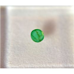 ***Columbian Emearald .10ct   Round Cut  4mm***
