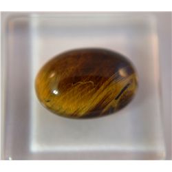 Gorgeous Tiger Eye Gemstone  4.45ct  Cabochon Cut  14 x 10mm