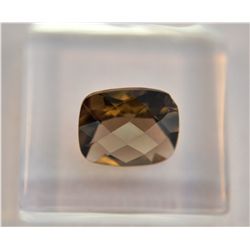 *Beautiful Smoky Topaz Gem   2.50ct   Emerald/Diamond Cut  11 x 9mm*