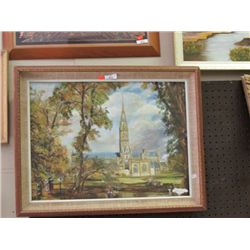 FRAMED PICTURE - CHURCH