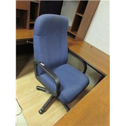 EXECUTIVE GAS LIFT OFFICE CHAIR - BLUE