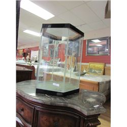 HEXIGON FISH TANK - CONDITION UNKNOWN